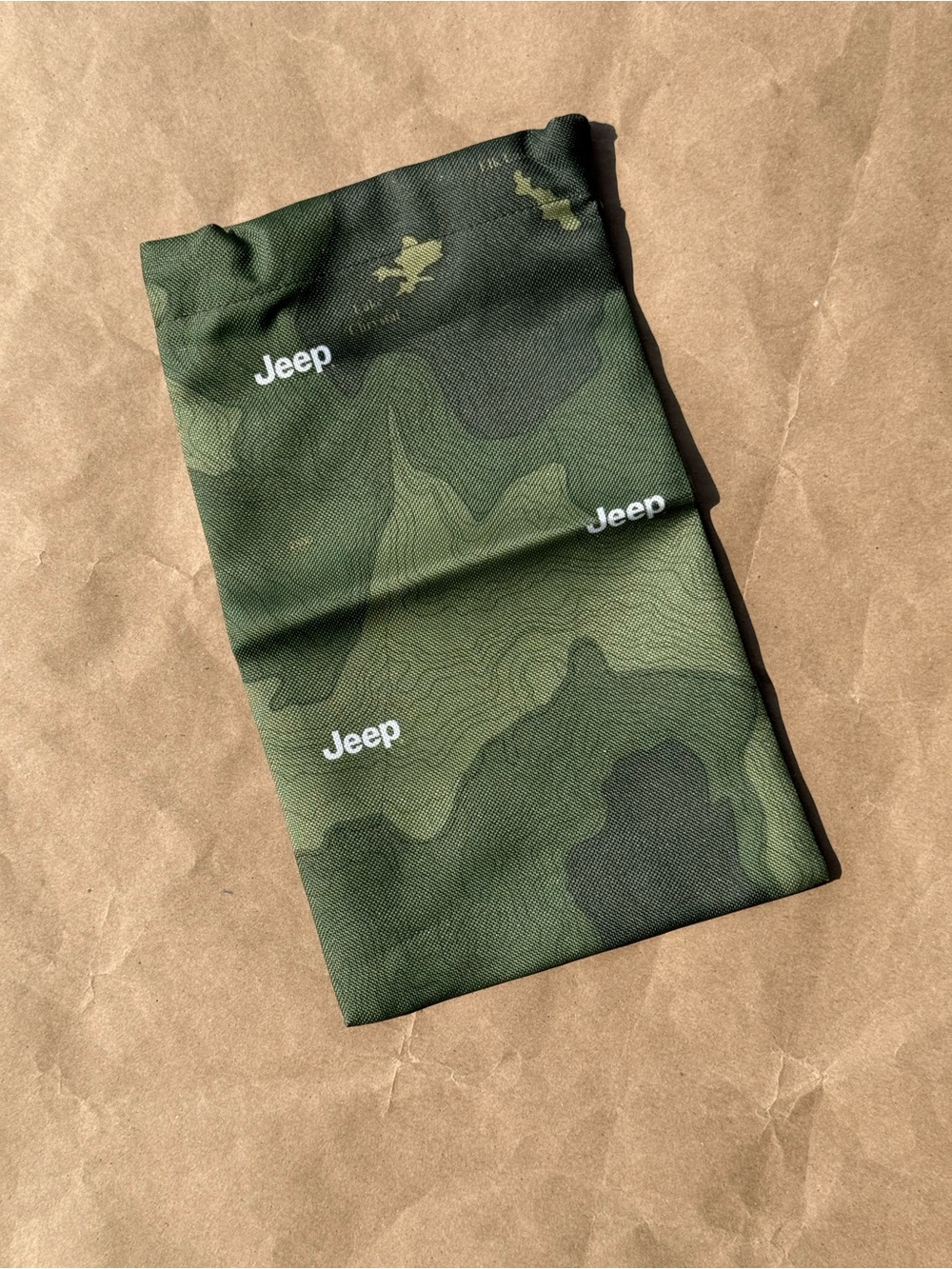 Jeep Olive Green Camo Compartment Bag
